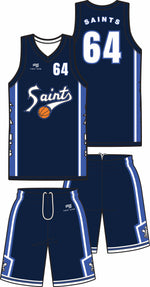Saints Basketball Club Playing Kit