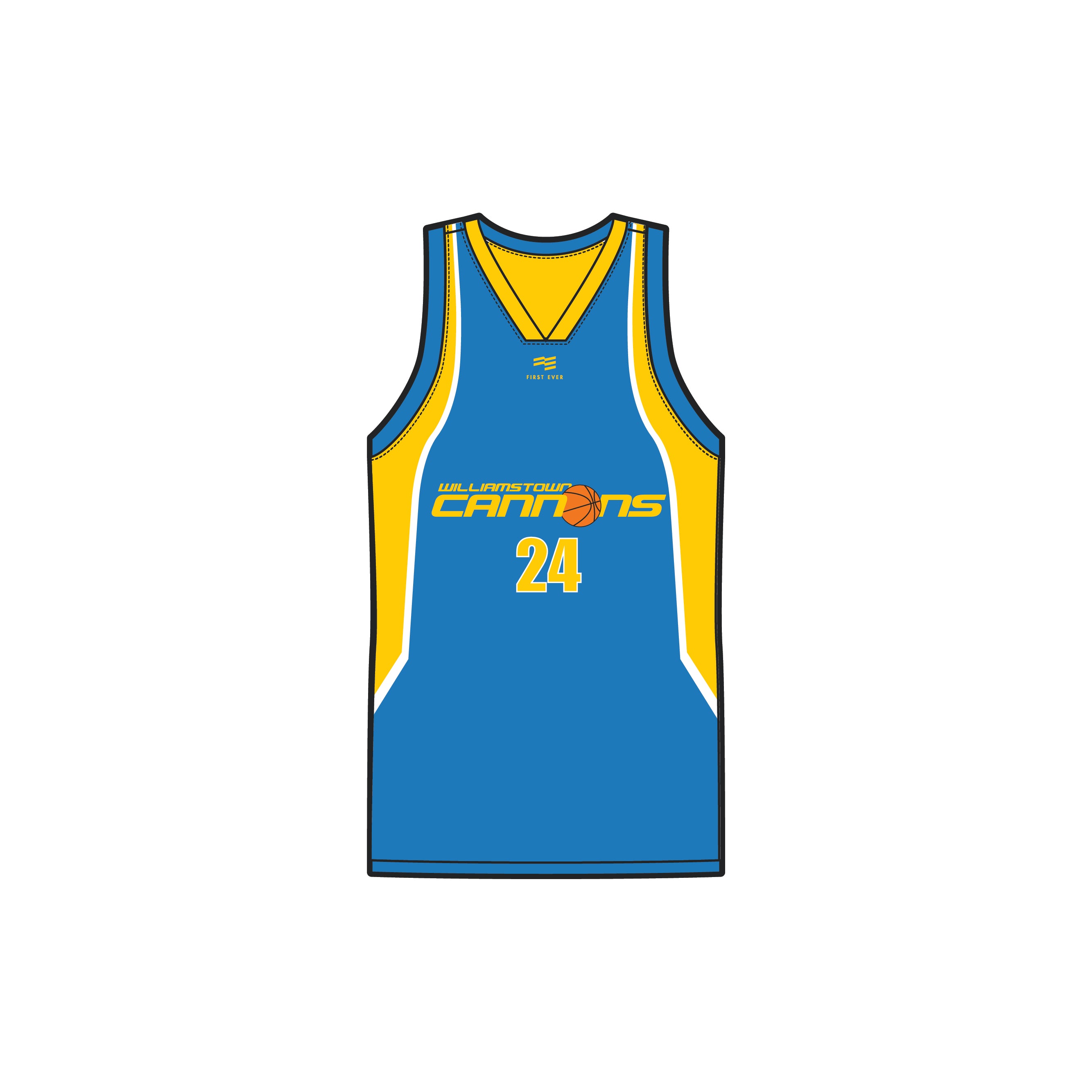 Williamstown Cannons Reversible Playing Kit