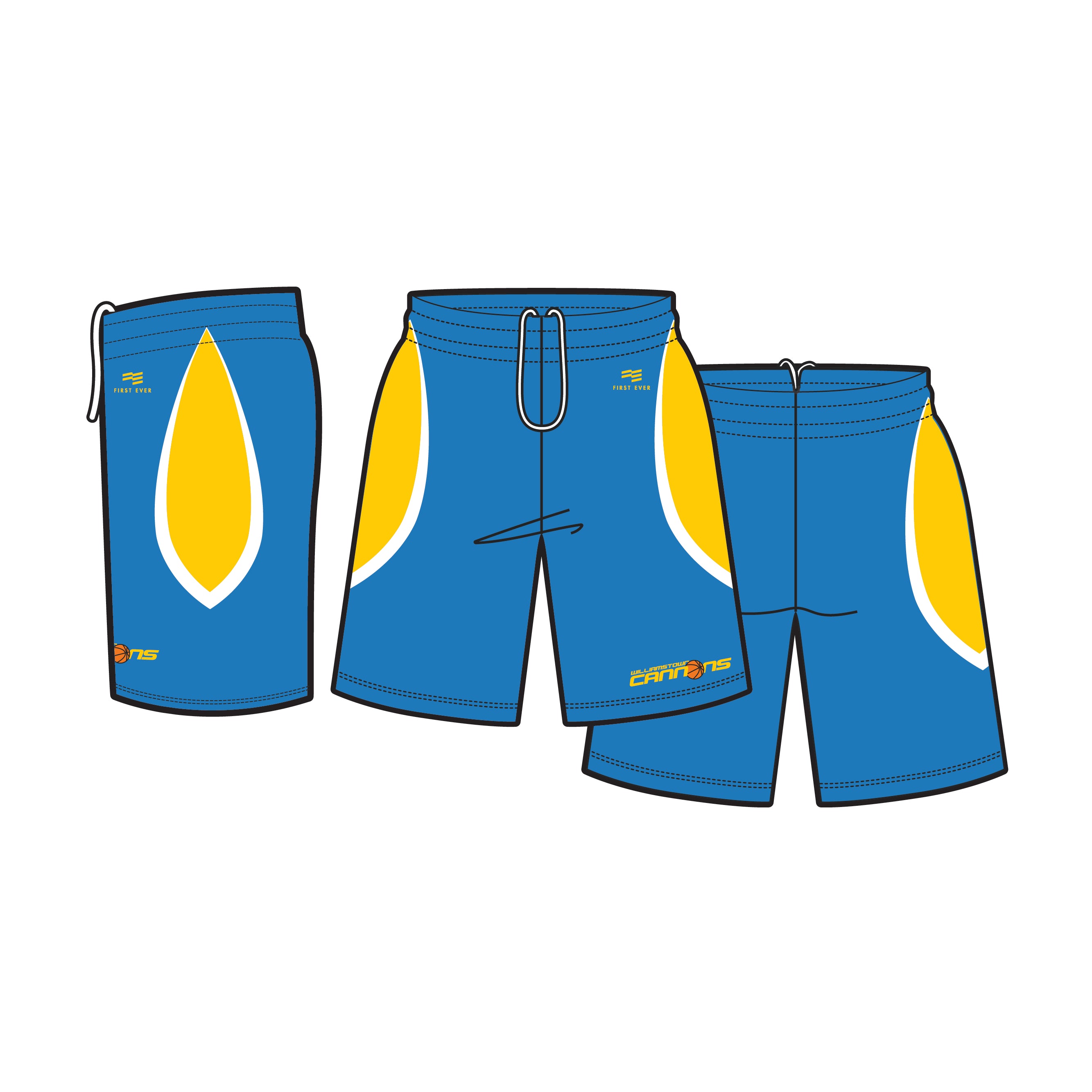 Williamstown Cannons Playing Shorts